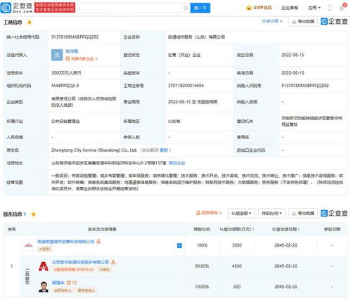 數字政通于山東成立新公司，引領遙感信息系統創新